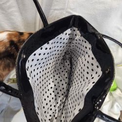  NEW Black Patent Leather Purse