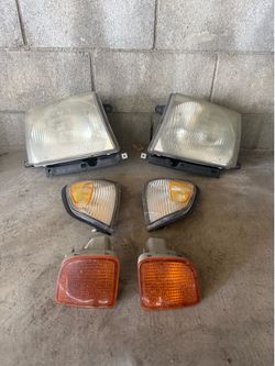 First gen Tacoma headlights, side markers, and signals