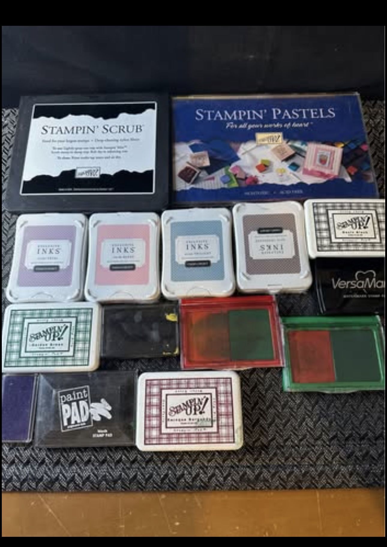 47 Piece Stampin Up Stamps, Ink Pads and more.