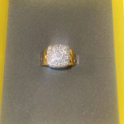 14 k Diamond Ring 