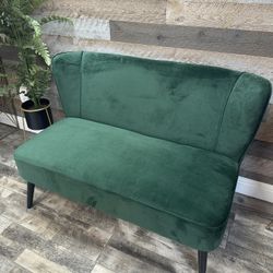 Emerald Green Accent Couch 