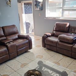 Brand New Recliner Sofa And Loveseat, Special Discount 