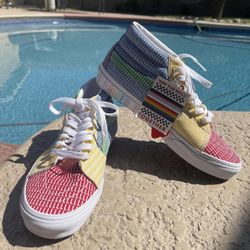 VANS PRIDE SK8-MID - Multi True White new with tags no box men size 9 women 10.5