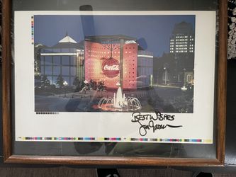 Autographed World Of Coca Cola Pamphlet