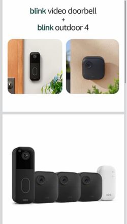 Blink Video Doorbell + Outdoor 4 – Wireless smart security