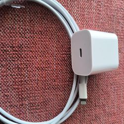 20w Fast Charger And Type c Lighting Cord 