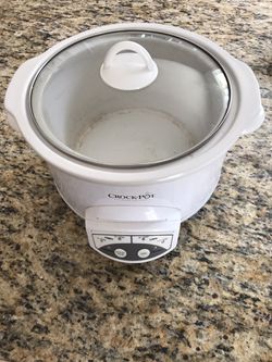 White Crock-Pot Slow Cooker