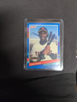 Jose Uribe #375 Donruss 1991 (3 )Error Card