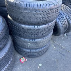 Set of four Used Michelin LT265/70R17 $400