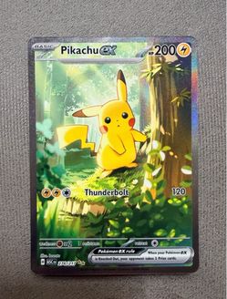 Pokémon Pikachu ex 276/217 Full Art Card