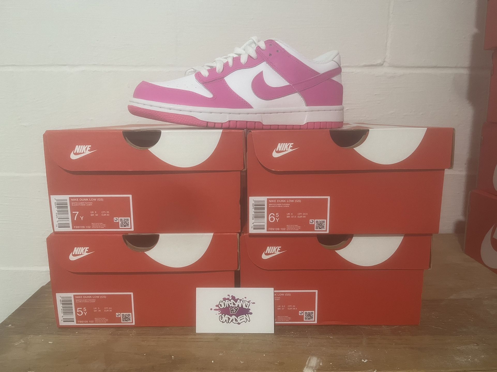 Pink Nike Dunks multiple Sizes!
