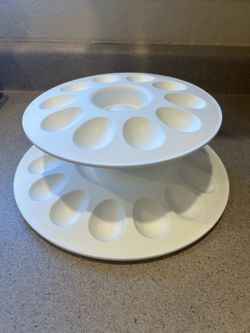 Deviled egg serving tray