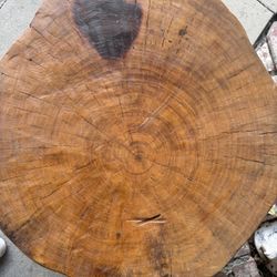Natural wood tables
