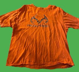 Real Tree Orange Shirt Size XL
