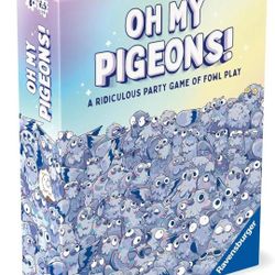 Ravensburger Oh, my pigeons! Party Board Game Of Fowl Play [Box Heavily Damaged] New Sealed. Oh, my pigeons! is a party game by Ravensburger for 2-5 p