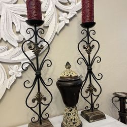 Candle Holder And Vase 