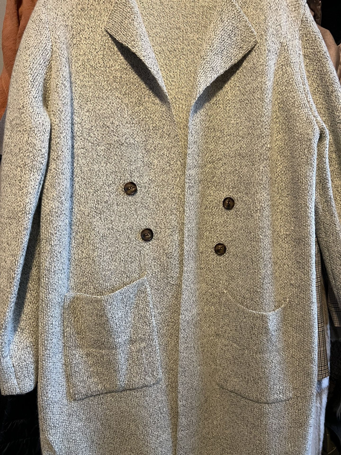 Cardigan Warm New Without Tags Color Beige