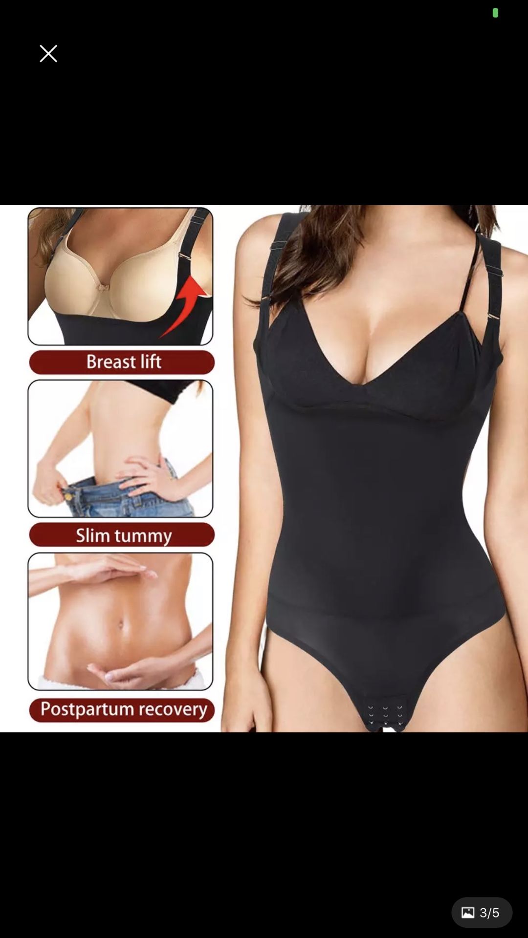 Women shapewear plus size thong