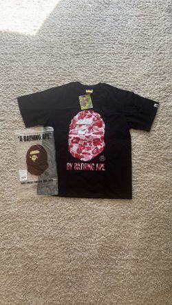 BAPE PINK CAMO APE T-SHIRT