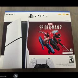 PlayStation 5 Console Marvel Spider Man 2 Blunde (Slim)