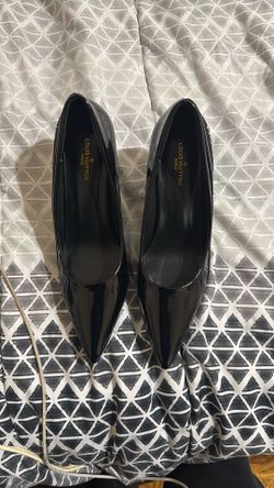 Real All Black Louis Vuitton Heels