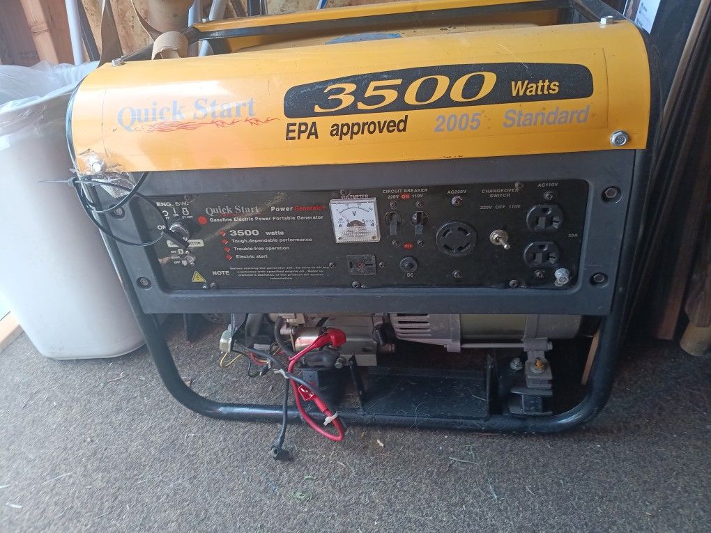 3500 Watt Generator 