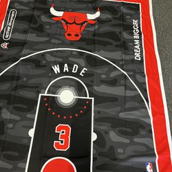 Nba Chicago Bulls Wade Throw Blanket 