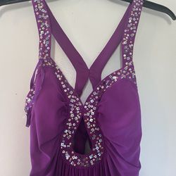Purple Sequence Dress
