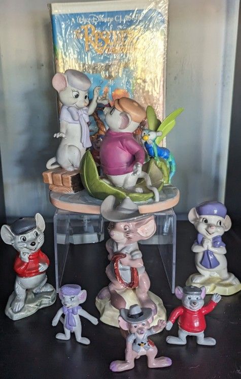 Disney Rescuers Down Under Figurines