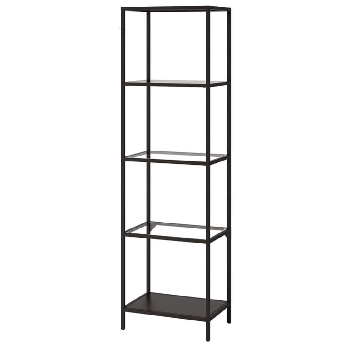 Glass Modern Shelves, Organizer Cart(Sold Together)