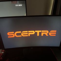 sceptre 24’ curved monitor