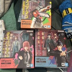 S.H. Figuarts Chainsawman Lot Power , Aki , Chainsawman 