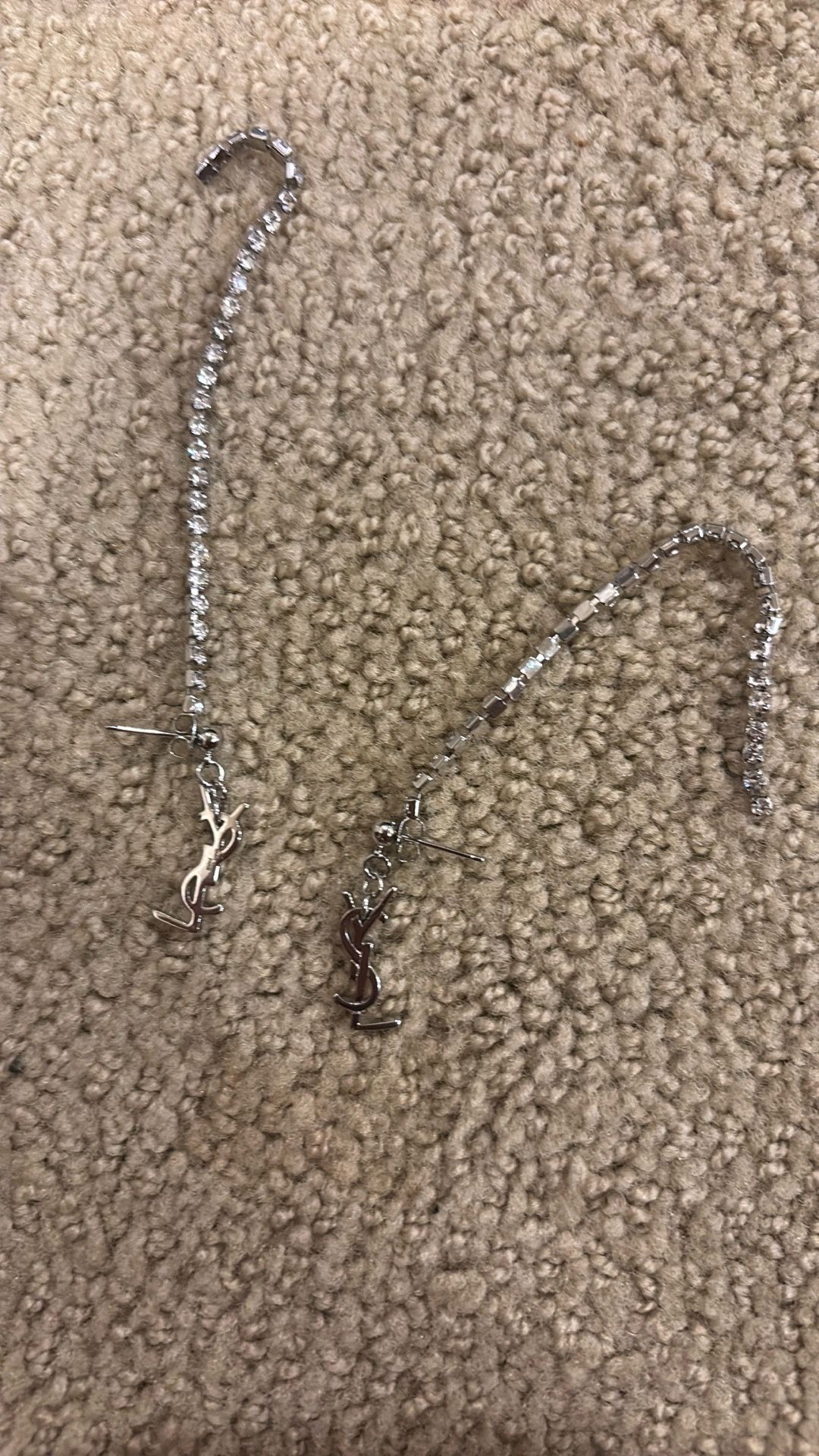 YSL Crystal Earrings