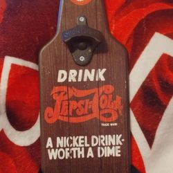 14-in Vintage Pepsi Cola Bottle Opener