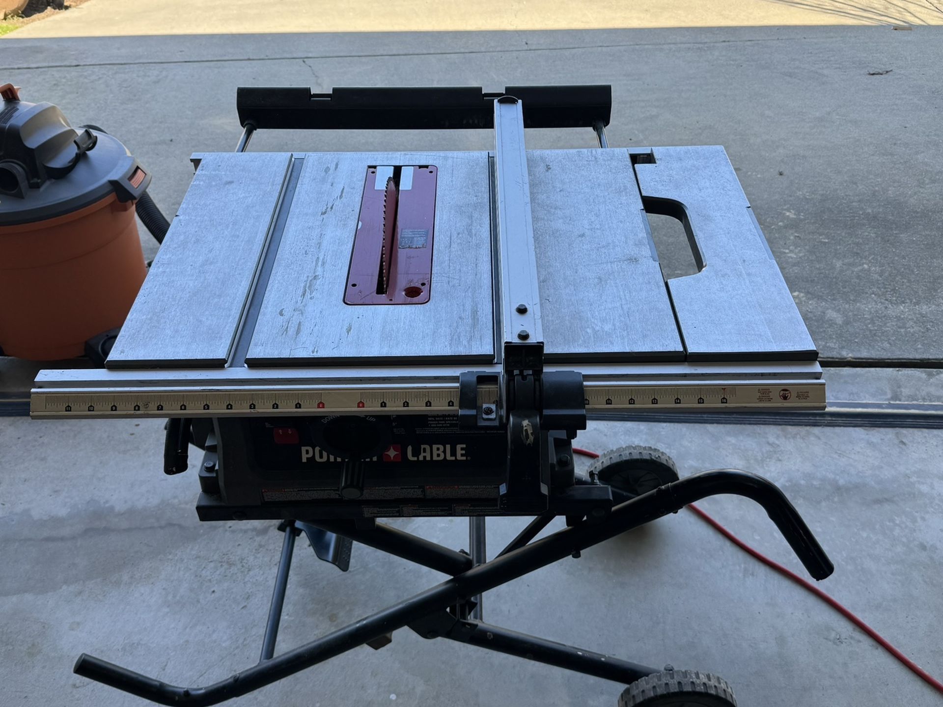 Porter Cable 10” Table Saw & Collapsing Stand 