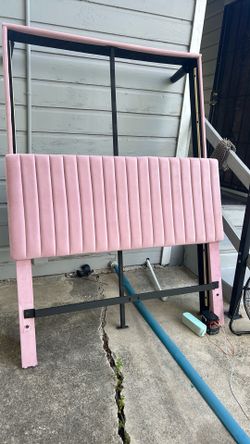 Full size bed frame.
