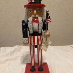 Uncle Sam USA Nutcracker Limited Edition 14” 2008 Numbered