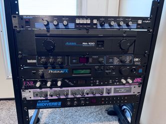 Whole Rack Effects processor PA Amp and more.