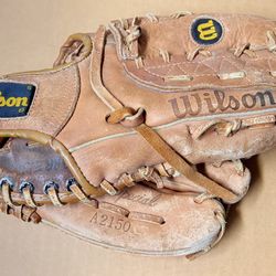 Wilson A2150 Baseball Glove RHT Kirk Gibson Pro Special Premium Cowhide VTG mitts