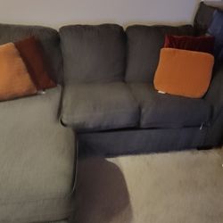 Large Fabric Couch Sofa