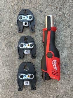Milwaukee M12 12-Volt Lithium-Ion Force Logic Cordless ProPress Pro Press Tool Kit 3x Jaw w/ 1x 1.5 Ah Battery (NO CASE)  $1299