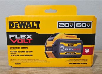 Brand New DeWalt FLEXVOLT 20V/60V MAX 9.0Ah Battery (DCB609)