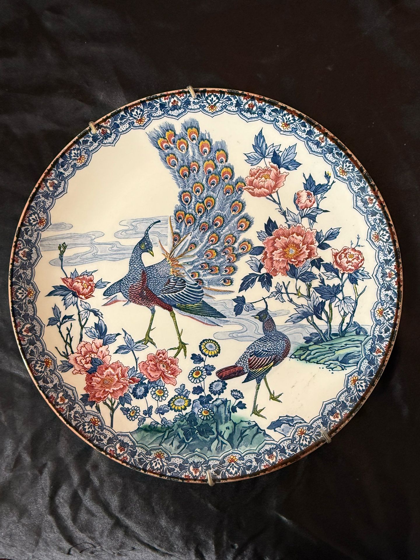 Asahi Japan Peacock Plate