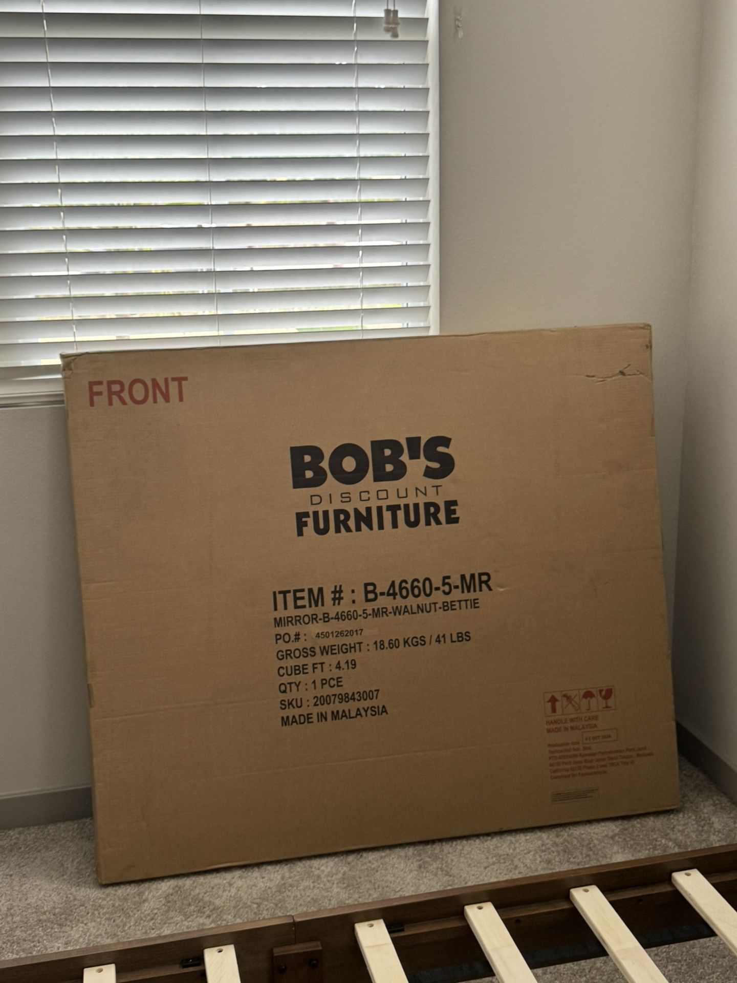 Bob’s furniture Mirror
