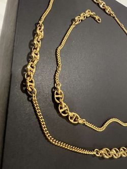 NEW CHRISTIAN DIOR GOLD BAG STRAP/CHAIN