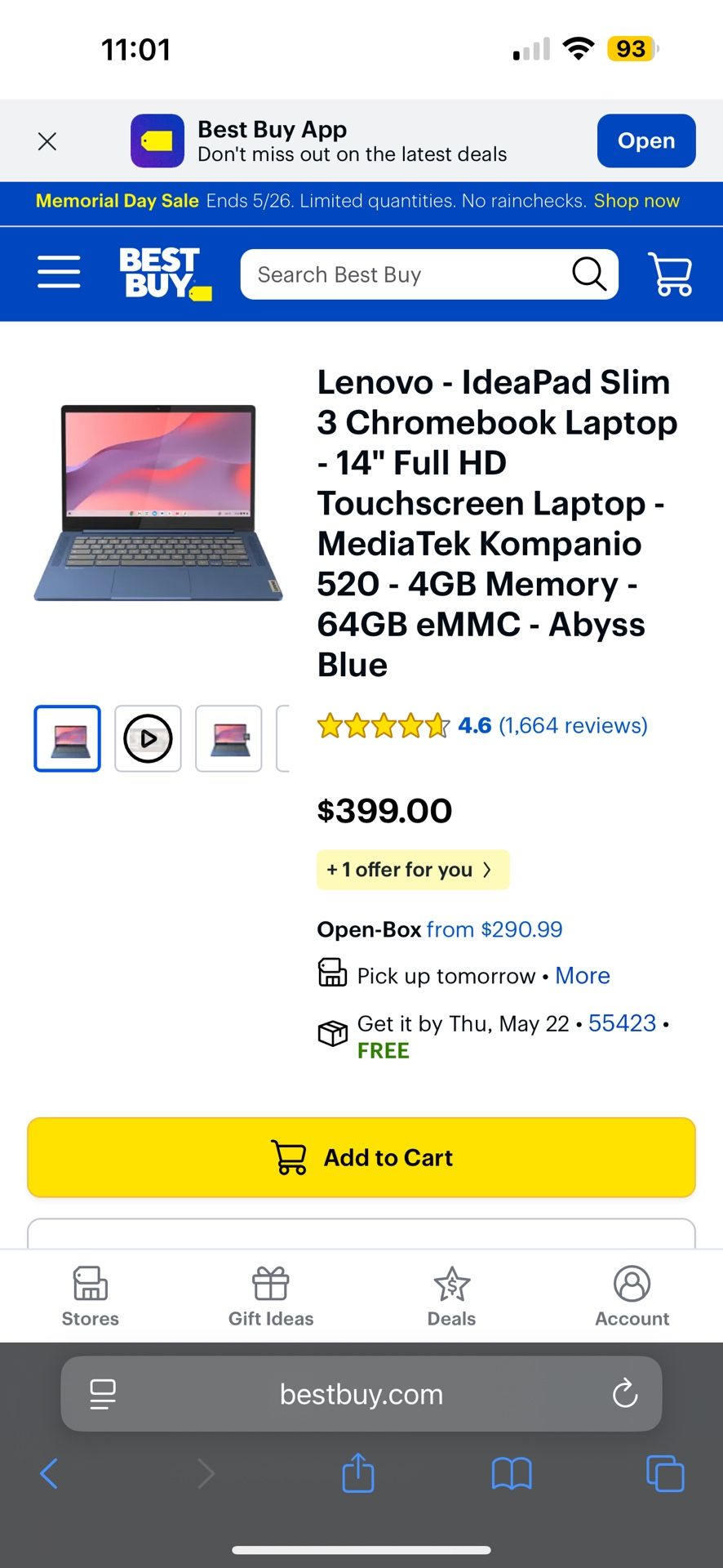 Chromebook Laptop