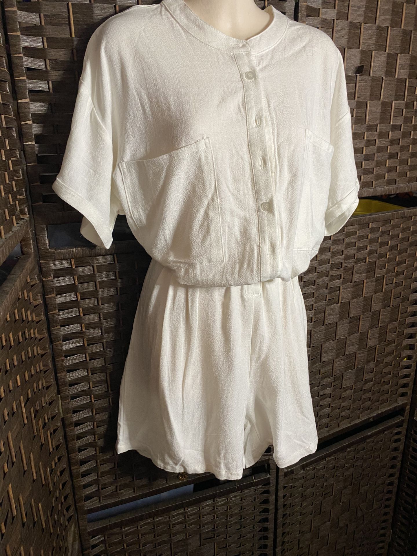 White romper, medium
