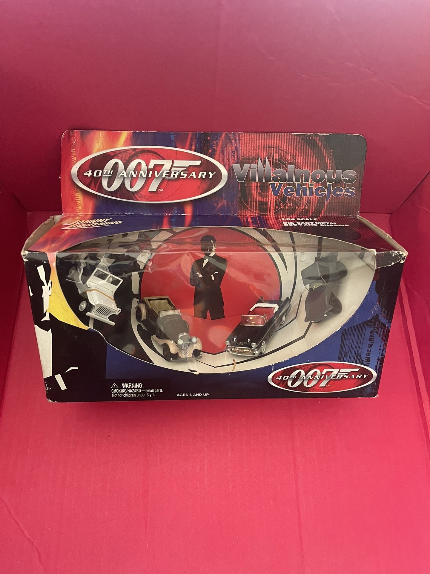 JOHNNY LIGHTNING 007 40th ANNIVERSARY 4 CAR SET