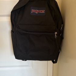 BLACK JAN-SPORT BACKPACK 