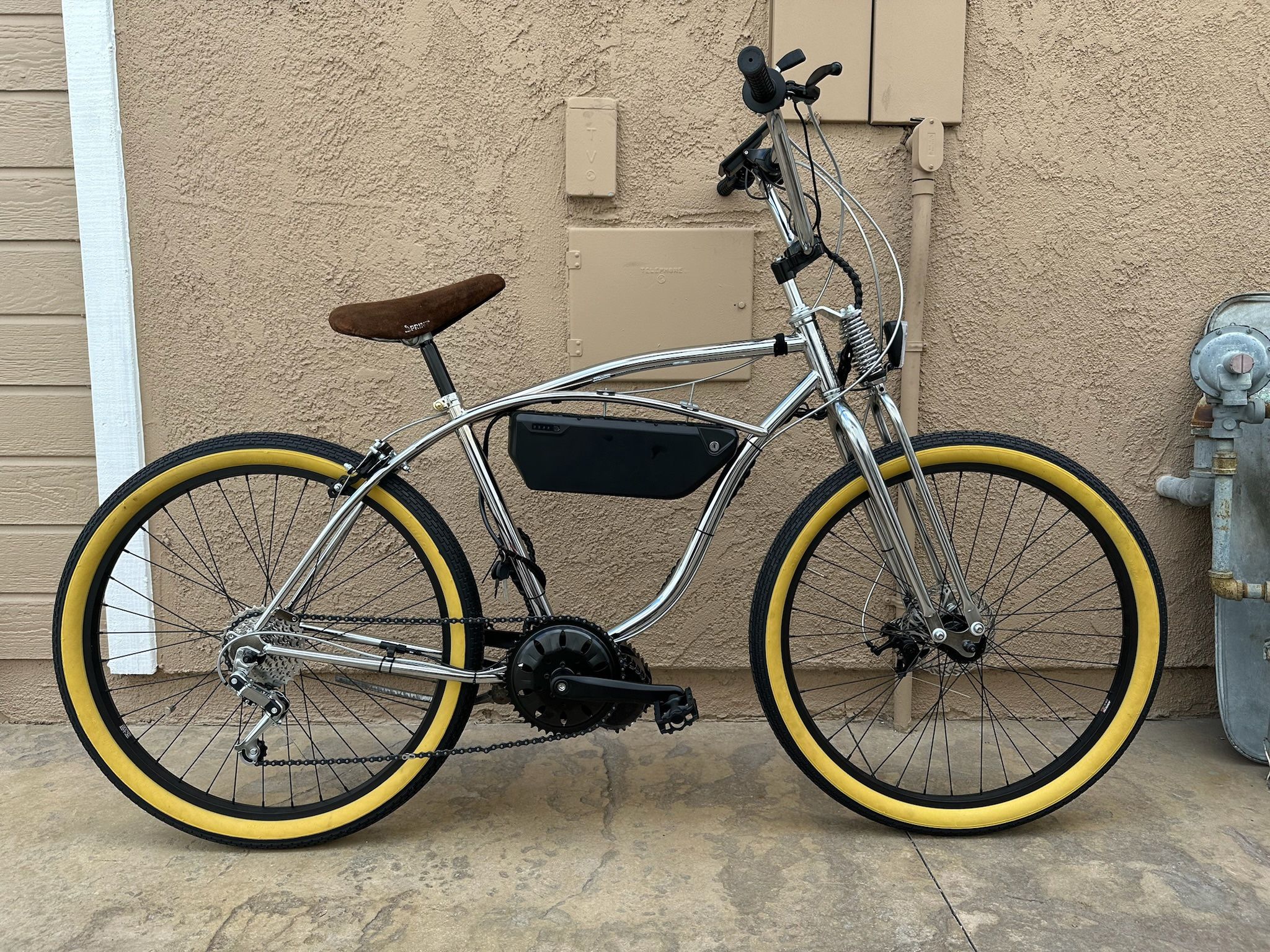 Brand New Deadstock Electric Bike 1000w Bafang Mid Drive E-bike Chrome - $1,500 (OC)